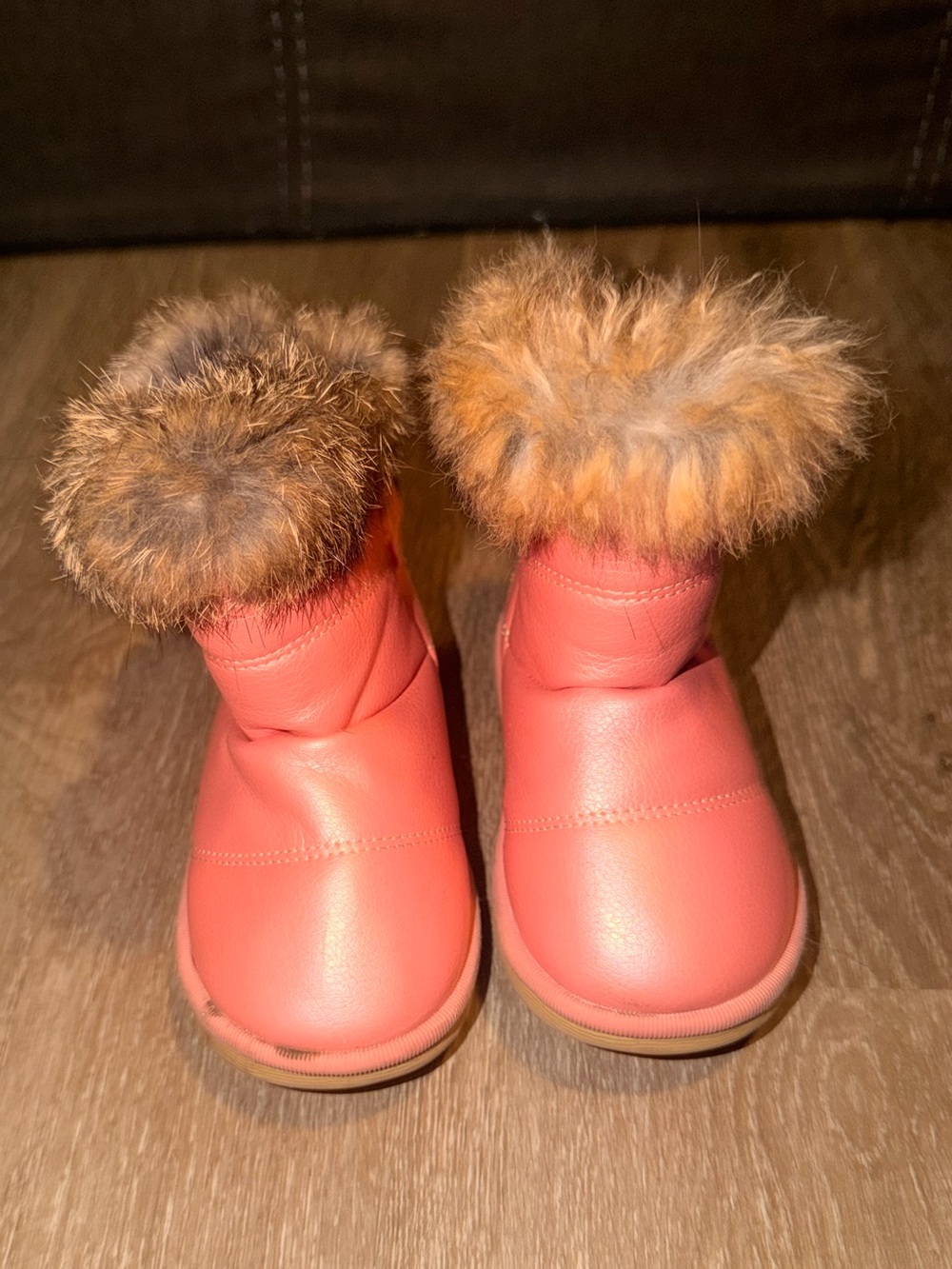 Kids’ SHEIN Pink Faux Fur Winter Boots – EU 26